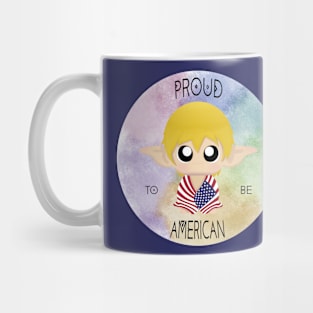 Proud to be American (Sleepy Forest Creatures) Mug